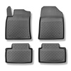 Tapis de sol en TPE adapté pour Hyundai i30 III PD, N Fastback (12.2017-....) - tapis de voiture - noir