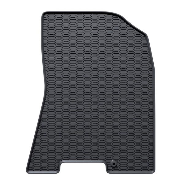 Tapis de sol en caoutchouc adapté pour Hyundai Tucson III SUV (2015-2020) - tapis de voiture - noir - 4 pcs.