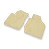 Tapis de Sol Velours adapté pour Kia Rio I Break, Berline (2000-2005) - Premium tapis de voiture - beige
