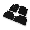 Tapis de Sol Velours adapté pour Renault Scenic I Monospace (1996-2003) - Premium tapis de voiture - noir
