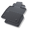 Tapis de sol en caoutchouc adapté pour Volkswagen Golf VIII Hayon, SW (2019-....) - tapis de voiture - noir - 2 pcs.