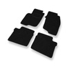 Tapis de Sol Feutres adapté pour Mitsubishi Space Star I Monospace (1999-2006) - tapis de voiture - noir