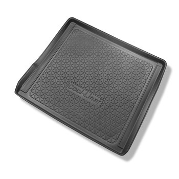 Tapis de coffre adapté pour BMW X5 E70 SAV (04.2007-09.2013) - bac de coffre - protection de coffre voiture - 5/7 places; 3e rangée abaissée