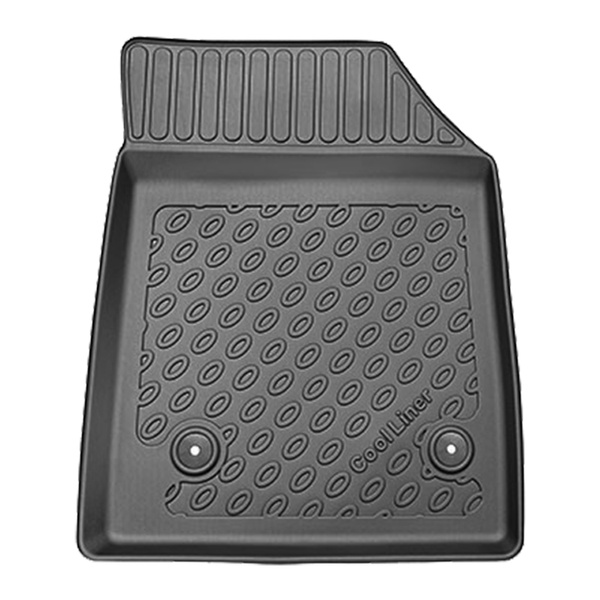 Tapis de sol en TPE adapté pour Maxus Euniq 6 SUV (2022-....) - 5 sièges - tapis de voiture - noir