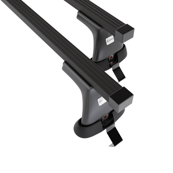 Barres de toit en acier adapté pour Ford C-Max mk II Ludospace (2010-2015) - Porte-Bagages de Voiture noir - toit normal