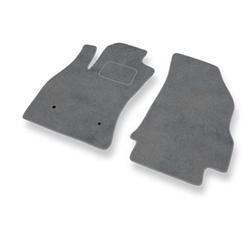Tapis de Sol Velours adapté pour Opel Combo D Van (2011-2018) - Premium tapis de voiture - gris