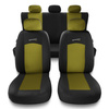 Housses de siège adaptées pour Peugeot 208 I, II (2012-....) - housse siege voiture universelles - couverture siege - S-Y
