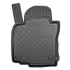 Tapis de sol en TPE adapté pour Volkswagen Scirocco III Coupé (12.2015-10.2022) - tapis de voiture - noir