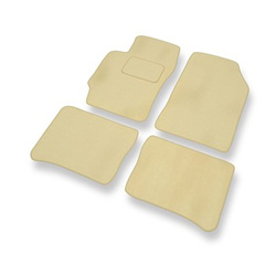 Tapis de Sol Velours adapté pour Toyota Camry IV Break, Berline (1994-1999) - Premium tapis de voiture - beige