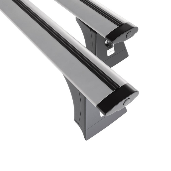 Barres de toit en aluminium adapté pour Opel Combo Van (2002-2011) - Porte-Bagages de Voiture argent - points de montage - (suivant le modèle de voiture ils peuvent se situer à différents endroits)