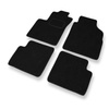 Tapis de Sol Feutres adapté pour Fiat 500 Hayon (2007-2012) - tapis de voiture - noir