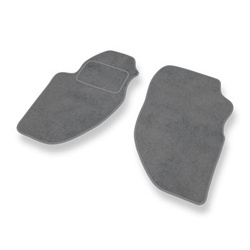 Tapis de Sol Velours adapté pour Alfa Romeo 166 I Berline (1998-2003) - Premium tapis de voiture - gris