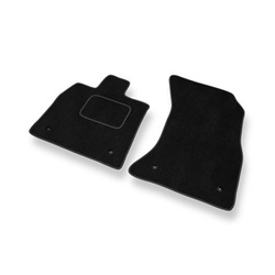 Tapis de Sol Velours adapté pour Audi Q5 II SUV (2017-....) - Premium tapis de voiture - noir