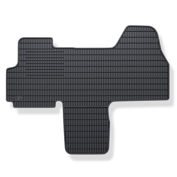 Tapis de sol en caoutchouc adapté pour Opel Movano C Van (2022-....) - tapis de voiture - noir - 1 pc.