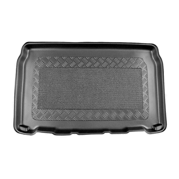 Tapis de coffre adapté pour DS 3 Crossback SUV (04.2019-....) - bac de coffre - protection de coffre voiture - sans caisson de graves