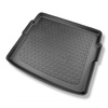 Kit tapis de coffre et tapis de voiture TPE pour: DS 7 Crossback SUV (01.2019-2022) - aussi avec boîte hybride E-Tense;pas pour les modèles avec tunnel dans la deuxième rangée;coffre inférieur;sous / sans plancher amovible de coffre
