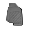 Tapis de sol en TPE adapté pour Ssangyong Torres EVX SUV (03.2024-....) - tapis de voiture - noir