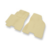 Tapis de Sol Velours adapté pour Hyundai Tucson I (2004-2010) - Premium tapis de voiture - beige