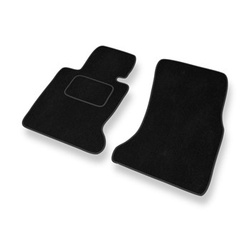 Tapis de Sol Velours adapté pour BMW 7 IV E65/E66 Berline (2001-2008) - Premium tapis de voiture - noir