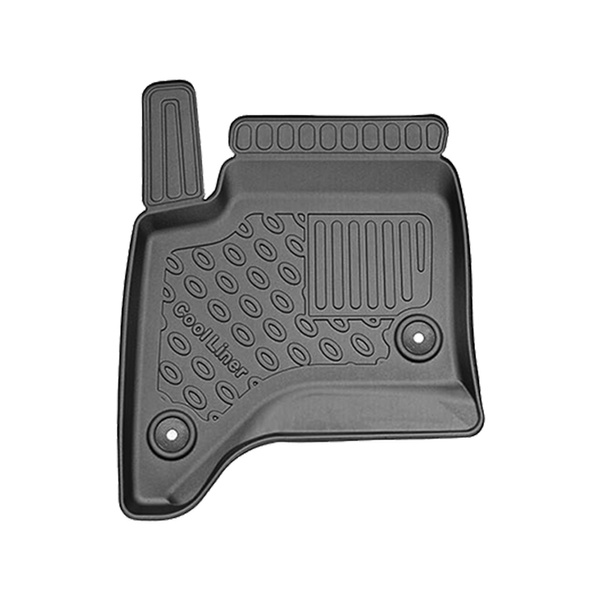 Tapis de sol en TPE adapté pour Jeep Avenger e-Hybrid SUV (11.2023-....) - tapis de voiture - noir