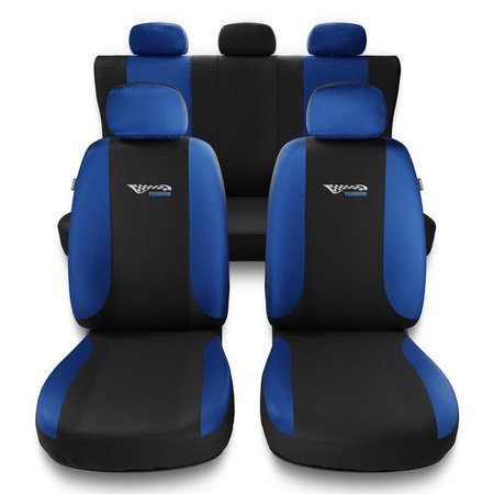 Housses de siège adaptées pour Seat Ateca (2016-2019) - housse siege voiture universelles - couverture siege - TG-BL