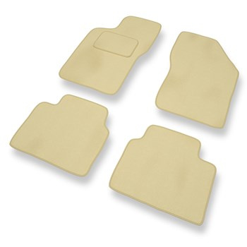 Tapis de Sol Velours adapté pour Alfa Romeo 155 (1992-1998) - Premium tapis de voiture - beige