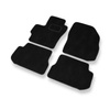 Tapis de Sol Velours adapté pour Mazda 3 I (2003-2009) - Premium tapis de voiture - noir