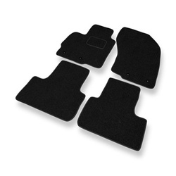 Tapis de Sol Feutres adapté pour Citroen C4 Aircross SUV (2012-2017) - tapis de voiture - noir
